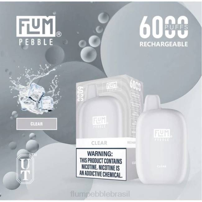 FLUM PEBBLES 6000 baforadas claro 828A22 | FLUM PEBBLE BRASÃLIA